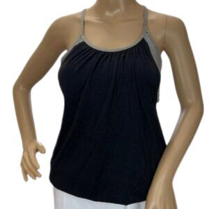 Lululemon No Limits Layered Pinstripe Tank Top